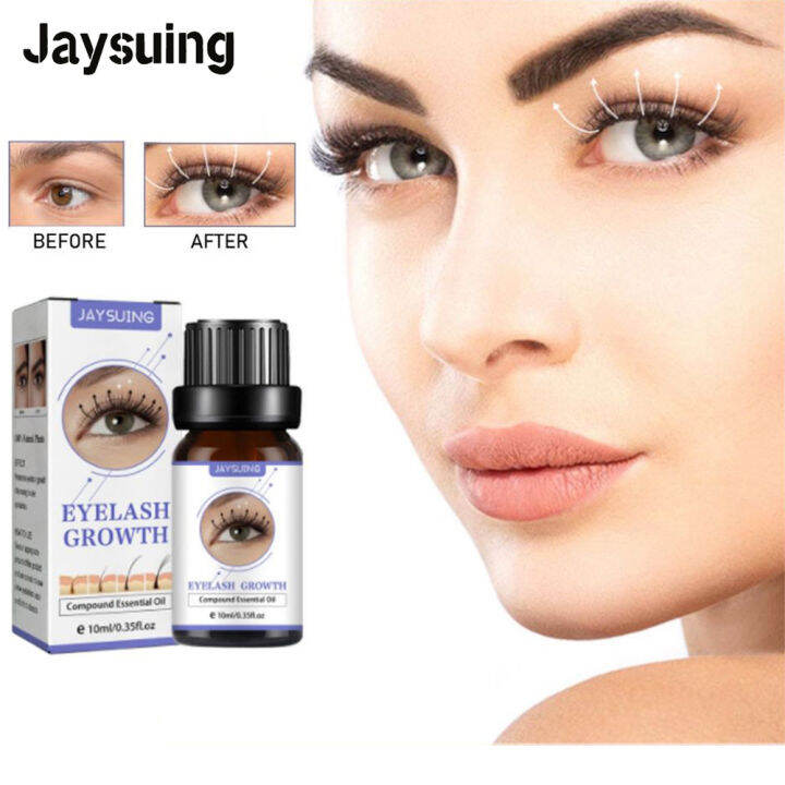 Jaysuing Eyelash Growth Essence Mascara Enhancer Longer and Thicker ...