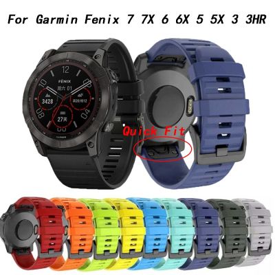 26 22mm Watchband For Garmin Fenix 7 7X 6 6X Pro 5 5S 5X Plus 3HR Silicone Quick Release Smart Watch Easyfit Wrist Band Strap Drills Drivers