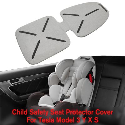 Car Child Safe Seat Protection Pad Anti-skid Pad 600D EPE Waterproof Thicken Automobile Seat Cover for Tesla Model 3 Y X S