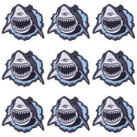 Pulaqi 10PCS Animal Patch Shark Wholesale Patches Iron On Patches For Clothing Stickers Stripe Wholesale Dropship Custom Patch