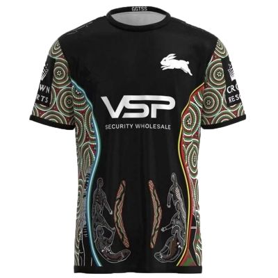 [hot]2023 Indigenous Quality South Australia Rabbitohs Size: Rugby Sydney Top S-5XL Jersey Free Shirt Delivery Mens