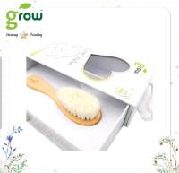 Grow  Natural Hair Brush หวี แปรงขนแพะสำหรับทารกเเรกเกิดขึ้นไป