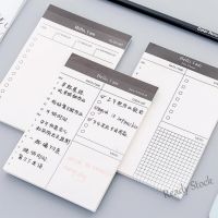 【Ready Stock】 ✁✸✑ C13 1PC simple business day plan note book can tear up notepad desk calendar memo stationery