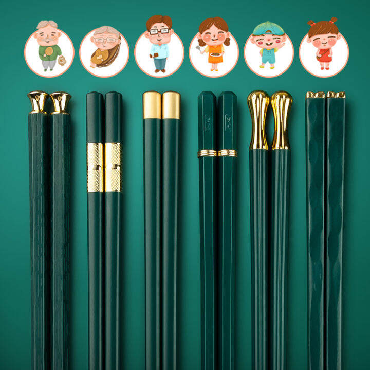 8-pairs-chinese-japanese-alloy-chopsticks-sushi-food-sticks-chop-sticks-chinese-gift-reusable-stainless-steel-chopsticks