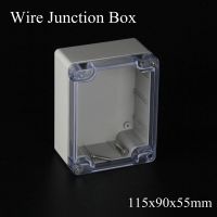 115x90x55mm ABS IP65 Waterproof Plastic Wire Junction Box Transparent Enclosure Clear Project Case Electronic Terminal