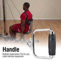 power up stirrup-handle เหล็กจับสำหรับเครื่องออกกำลังกายด้วยสายเคเบิล，ความแข็งแรงสูงส่วนต่อขยายโกลนจับยิมเดี่ยวโกลนครอสโอเวอร์บาร์สิ่งที่แนบมาที่บ้านยิมออกกำลังกายจับเงิน