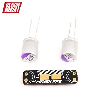 RUSHFPV PFB Power ESC Filter Board With 2Pcs Solid Capacitor 35V 330UF Uesd For RC FPV Flight Controller 6S ESC Racing Drones
