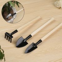 Garden Tool Set Wooden Handle Iron Head Handheld Shovel Trowel Fork Multi-Tool Garden Gifts