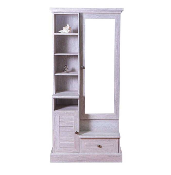 shop-nbl-โต๊ะแป้งยืน-aurara-80-cm-model-wd-807-m-ดีไซน์สวยหรู-สไตล์เกาหลี-2-ประตูบานเปิด-1-ลิ้นชัก-สินค้ายอดนิยมขายดี-แข็งแรงทนทาน-ขนาด-80x40x170-cm