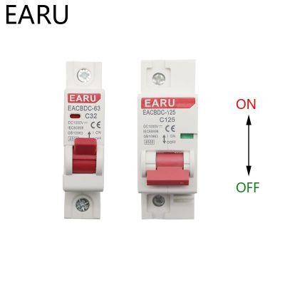 【LZ】▪❆  Dc 1000v 1p mini interruptor de proteção contra sobrecarga solar 6a 16a 20a 25a 32a 50a 63a 80a 100a 125a fotovoltaico pv mcb