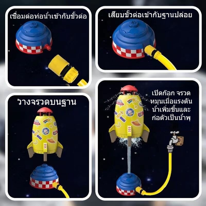 ewyn-ของเล่นจรวดแรงดันน้ำ-จรวดสปริงเกอร์-จรวดบิน-สปริงเกลอร์ฉีดน้ำแรงดันน้ำ-ของเล่นกลางแจ้ง