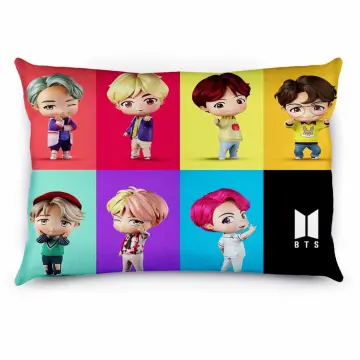 BTS Members TinyTan Throw Pillow by Farhan Laksono - Pixels