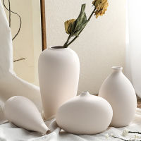 White Vases Living Room Decoration Home Decor Room Decor Pottery And Porcelain Vases For Artificial Flowers Decorative Figurines