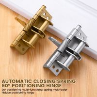 Automatic Self-Closing Door Hinges Soft Closing Automatic 90° Positioning Hydraulic 4 Inch Adjustable Door Closer Hardware