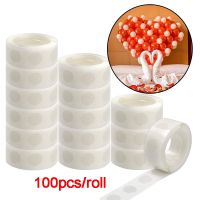 hyfvbujh✳۩  100-500pcs Removable Adhesive Dots Sided Dot of Tape for Balloons