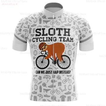 sloth cycling t shirt