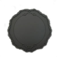 Silicone Place Mat Round Lace Shape Pad Korean Dining Silicone Insulation Pad Photo Frame Decoration Wedding Coasters