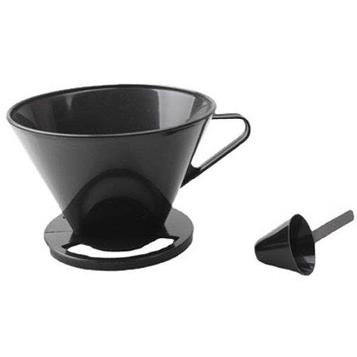 Reusable Plastic Coffee Cone Coffee Filter Holder Maker Pour Over Coffee Cup Dripper Mesh