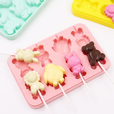 [COD] New recommended 8 lollipop mold with silicone sugar cheese stick