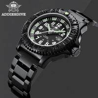 ZZOOI Addies Mens Sports Watch Luminous Multi-functional 50m Waterproof stainless steel reloj hombre Men Quartz Watch relogio