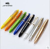 Jinhao 159 Classics Thick Body 1.0mm Bend Nib Calligraphy Pen High Quality Metal Fountain Pen Luxury Ink Gift Pens for Writing  Pens