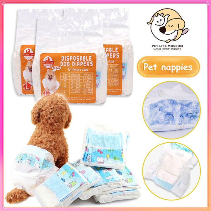 Dog Disposable Diapers Female and Male wraps Diapers for Female and