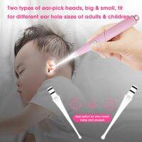 Baby Ear Wax Cleaner LED Light Ear Cleaning Earpick Earwax Remover Luminous Ear Curette Light Spoon Health Care Tool For Kids Health Accessories