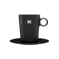 Stanley แก้วกาแฟ รุ่น THE DAYBREAK CAFÉ LATTE CUP &amp; STILLNESS SAUCER 10.6OZ MATTE BLACK