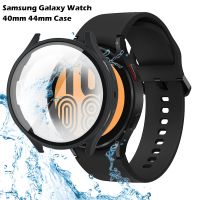 PC Case Glass for Samsung Galaxy Watch 6 40mm 44mm Accessories Protective Integrated shell Frame Bumper galaxy Watch Cover NEW