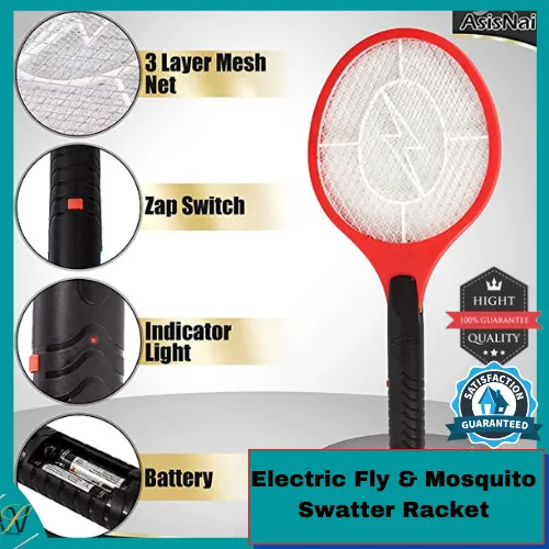 Rechargeable Mosquito Hitting Swatter Mosquito Killer, Electric Fly