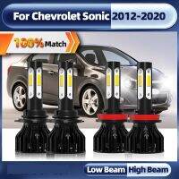 หลอดไฟหน้า Led Canbus H11 9005 HB3 240W ไฟรถยนต์เทอร์โบ40000LM 12V 6000K สำหรับ Chevrolet Sonic 2012-2017 2018 2019 2020