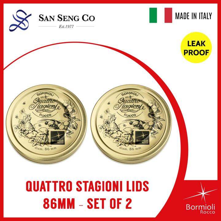 San Seng Bormioli Quattro Stagioni Jar Lids 86mm (Set of 2PCS