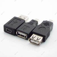 USB 2.0 A Female Male To Mini B 5-Pin Female/Male Connector Adapter For Mini Type-A B Jack Splitter OTG Converter WB15TH