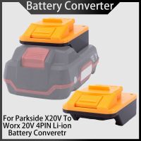 【YF】 For Lidl Parkside X20V Tools Compatible with for Worx 20V 4PIN li-ion Battery  Adapter (Not include tools and battery)