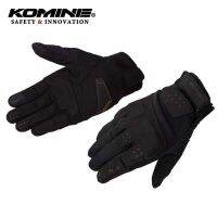 [ขายร้อน] XueHua❉ Komine GK 227รถจักรยานยนต์แข่งตาข่ายส่องสว่างถุงมือรถจักรยานยนต์หนังหน้าจอสัมผัสถุงมือป้องกันถุงมือขี่รถจักรยานยนต์