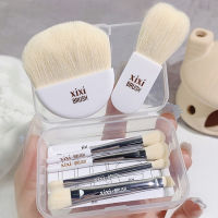 6ชิ้นเซ็ต Soft Fluffy แปรงแต่งหน้าสำหรับเครื่องสำอาง Foundation Blush Powder อายแชโดว์ Foundation ชุดแปรงแต่งหน้า Beauty Tools