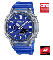 แท้แน่นอน 100% นาฬิกาข้อมือสีน้ำเงิน Gshock GA-2100 ออกใหม่ล่าสุด กับ G-Shock GA-2100HC-2ADR อุปกรณ์ครบทุกอย่างพร้อมใบรับประกัน CMG ประหนึ่งซื้อจากห้าง