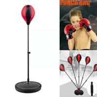 Children Training Boxing Ball Heavy Stand Punching Bag Height Speed 70-105cm Target Response Boxing Durable Punch Adjustabl O7m6