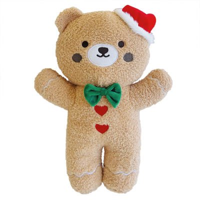 Kawaii ตุ๊กตาเด็ก Gingerbread Bear Plush ของเล่นตุ๊กตาเด็ก Appease ตุ๊กตาบิสกิตหมอน Reindeer สำหรับเด็ก Gift