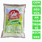 HCMGạo Nhật Cao Cấp Bịch 5kg - Gạo Sao Việt - Gạo Dẻo và Thơm - Làm Sushi