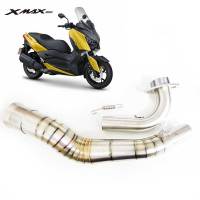 คอท่อสแตนเลส Yamaha X-Max300 คอท่อแต่ง ทรงZ ไม่เป็นสนืม เกรดA รับประกัน 1 ปี  ใส่กับปลายเดิมได้ x-max 300