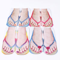 3D Creative Ankle Low Print Socks Women Flop Harajuku Cut Charactor Sock