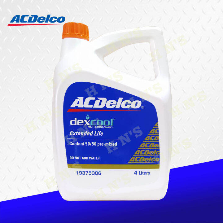 ACDelco DexCool Extended Life Coolant Prediluted 50/50 4L ( 4 Liters