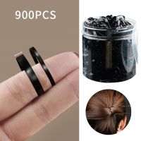 450Pc/Pack 450Pc/Box Girls Black Disposable Rubber Bands Gum For Ponytail Holder Elastic Hair Bands Fashion Hair Accessories Adhesives Tape