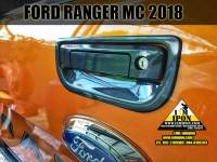 เบ้ารองมือเปิดฝาท้าย FORD RANGER 2012-2022 T6-MC ตัวล่าสุด สีดำด้าน สีไวด์แทรก คาร์บอน