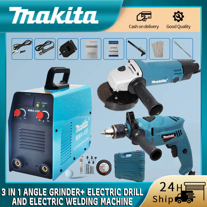 MMA450 Portable IGBT Inverter Welding Machine + 2in1 electric hand