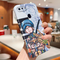 เคสใส่โทรศัพท์สำหรับ OPPO F9 Realme U1 Realme 2 Pro แบบรวมทุกอย่างกรณีโทรศัพท์ฟิล์มลายการ์ตูนลูฟี่เปลือกแข็งเคสป้องกันทนแรงกระแทกกล้องคลุมทั้งหมด