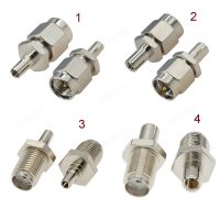 1pcs RF Coaxial Adapter SMA To TS9/CRC9 Coax Connector SMA/RP-SMA Female Jack To TS9/CRC9 Male Plug Nikel/Gold Plated 50 Ohm Electrical Connectors