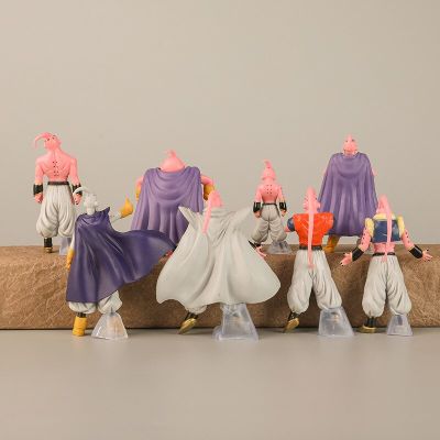 ZZOOI 8pcs/lot Dragon Ball ZERO Majin Buu Figurine DBZ Figure Set Super Saiyan Action Figures Collection Model Toys for Children Gifts