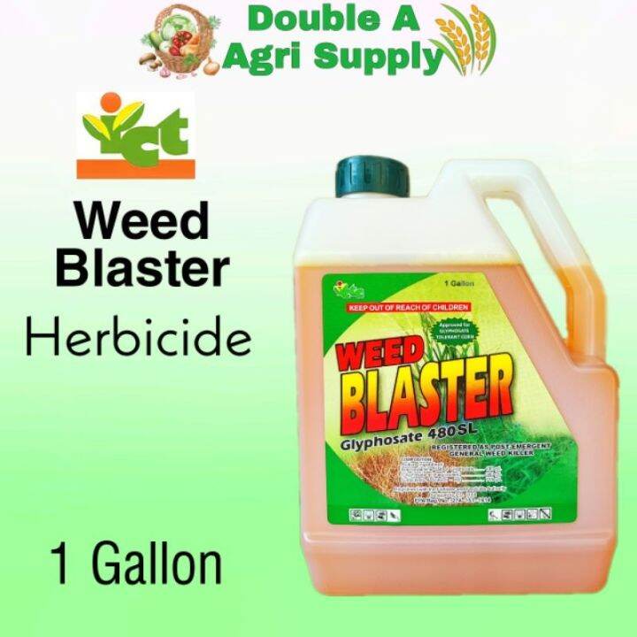 【COD】 Weed Blaster (Glyphosate) Post Emergent Herbicide / Killer 1 Gallon Lazada PH